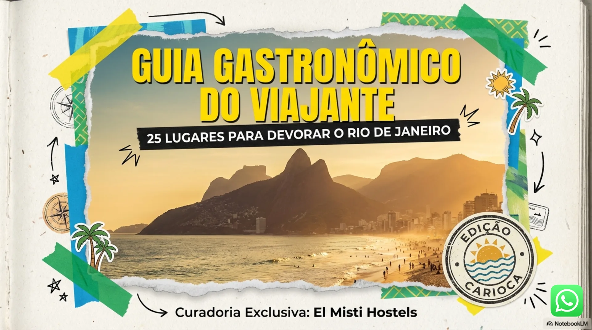 Coma no Rio como quem mora lá